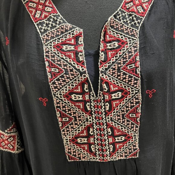 Johnny Was Blue and Pink Mini Dress - Picture 4 of 10